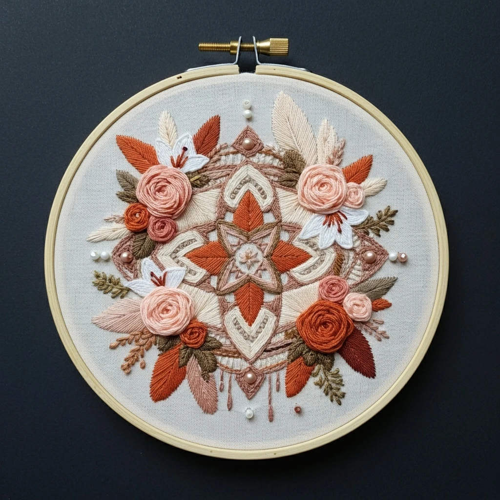 Boho Autumn Dreamcatcher Mandala