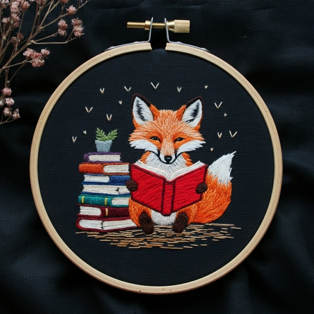 Book Loving Fox