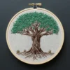 Braided Tree Embroidery | Hand Embroidery Pattern PDF
