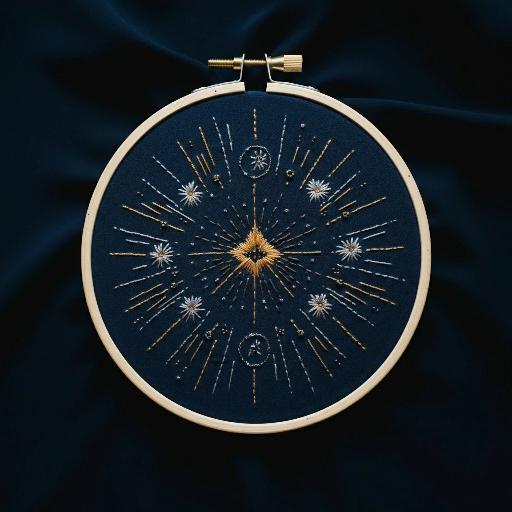 Celestial Starburst Pattern