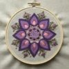 Cosmic Mandala Bloom | Hand Embroidery Pattern PDF