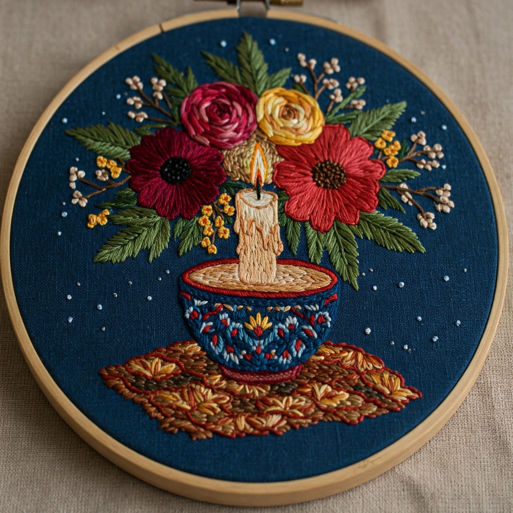 Embroidered Centerpiece