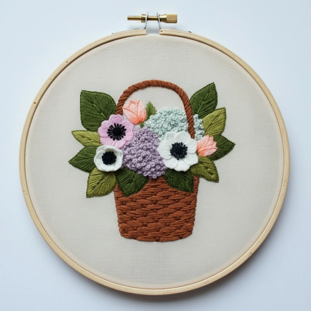 Floral Basket Arrangement