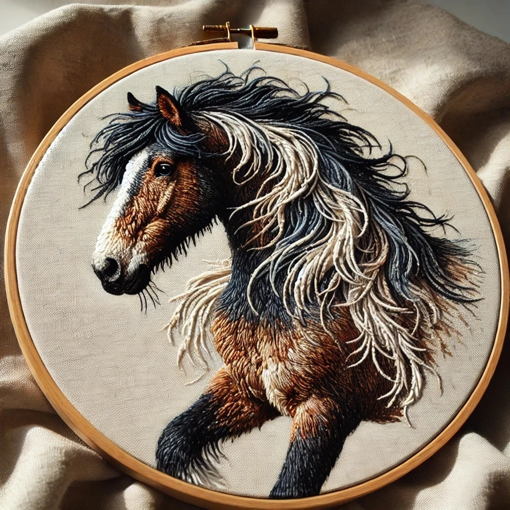 Majestic Horse Embroidery
