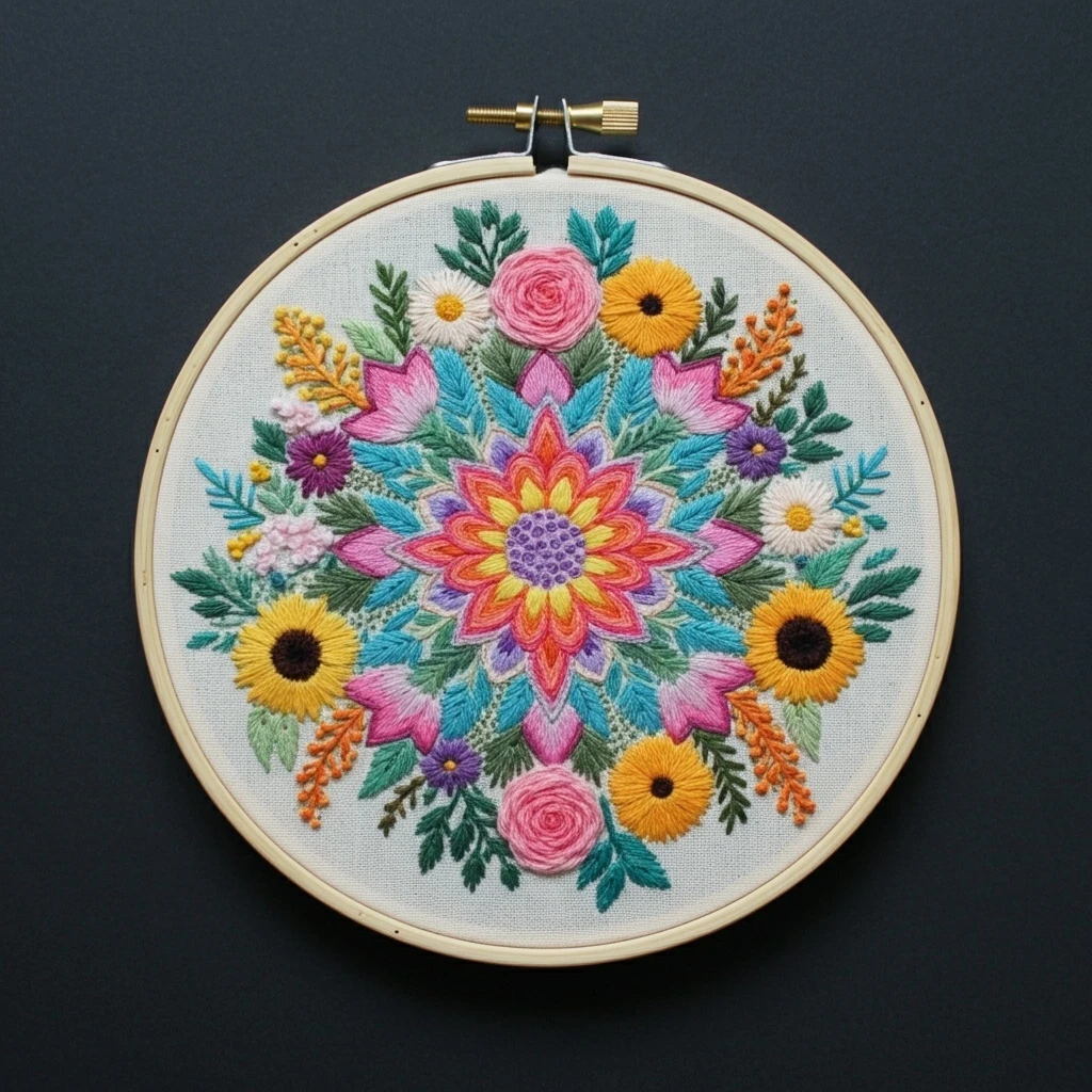 Pumpkin Patch Autumn Harvest Embroidery