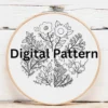 Seasonal Botanical Sampler | Hand Embroidery Pattern PDF