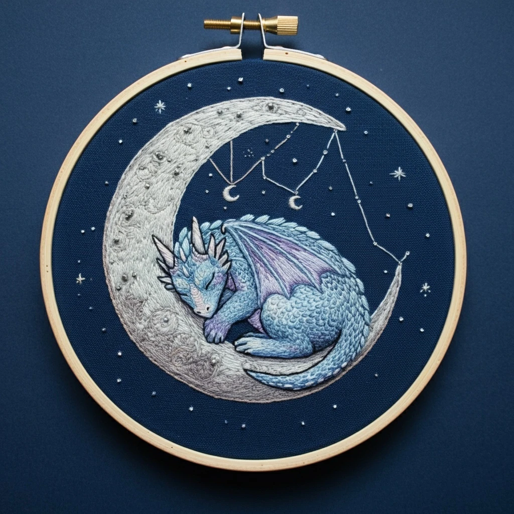 Sleeping Dragon on the Crescent Moon