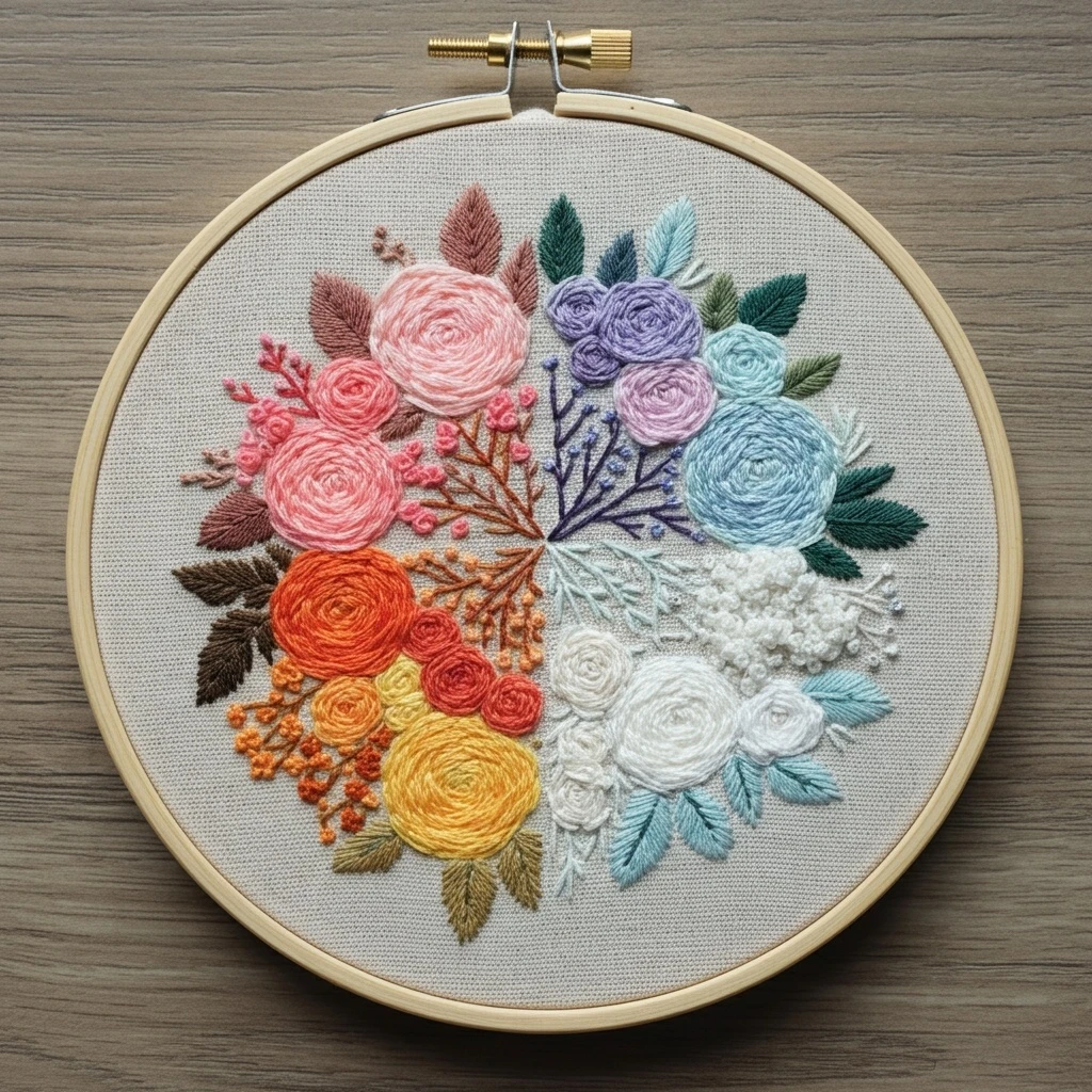 Trailing Blossoms Embroidery