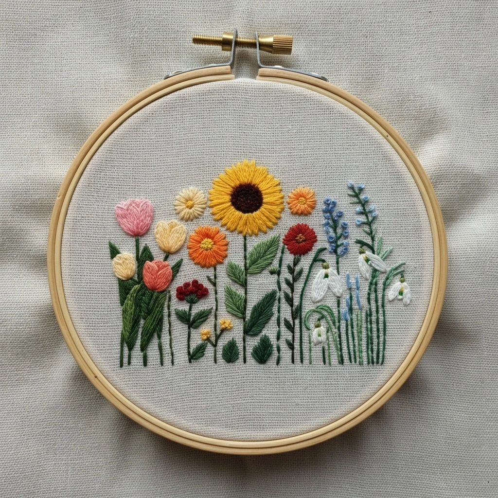 Wildflower Meadow Mini Embroidery