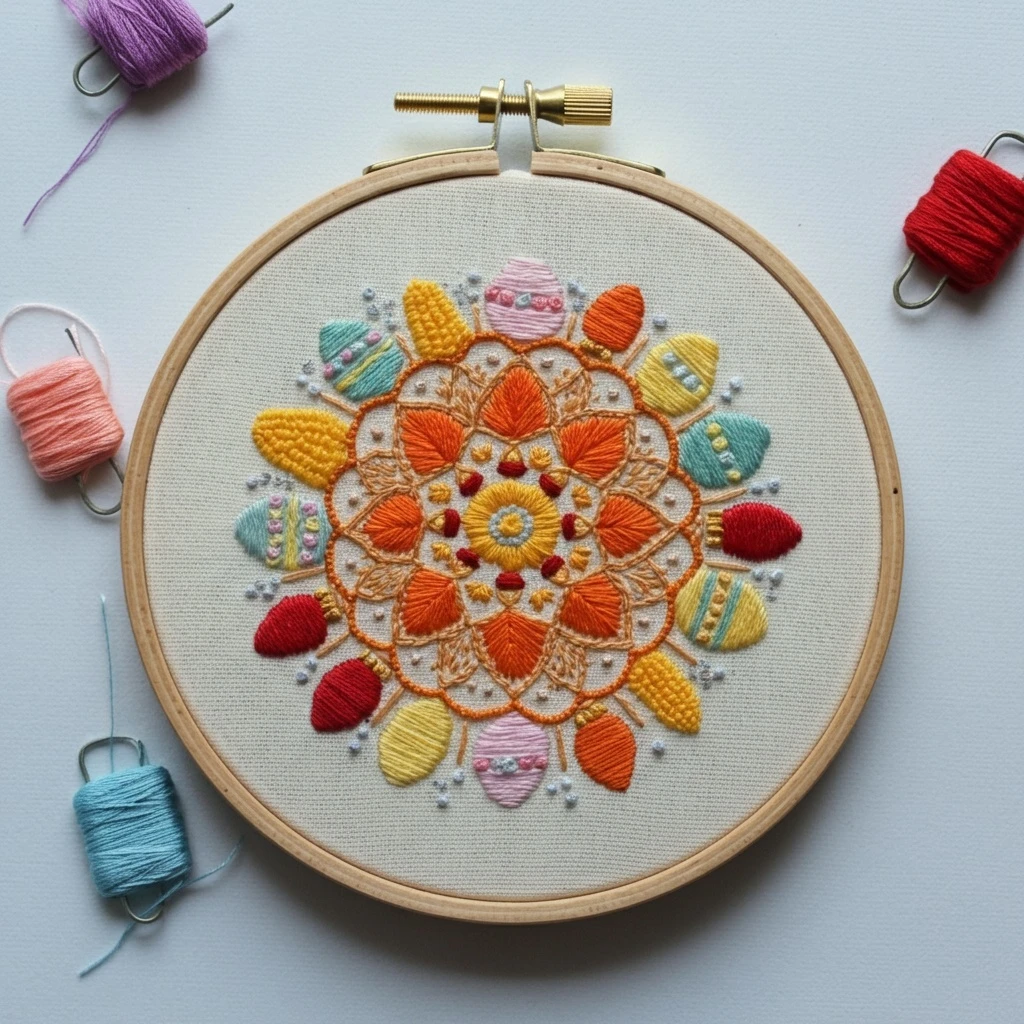 Winter Garden Hand Embroidery