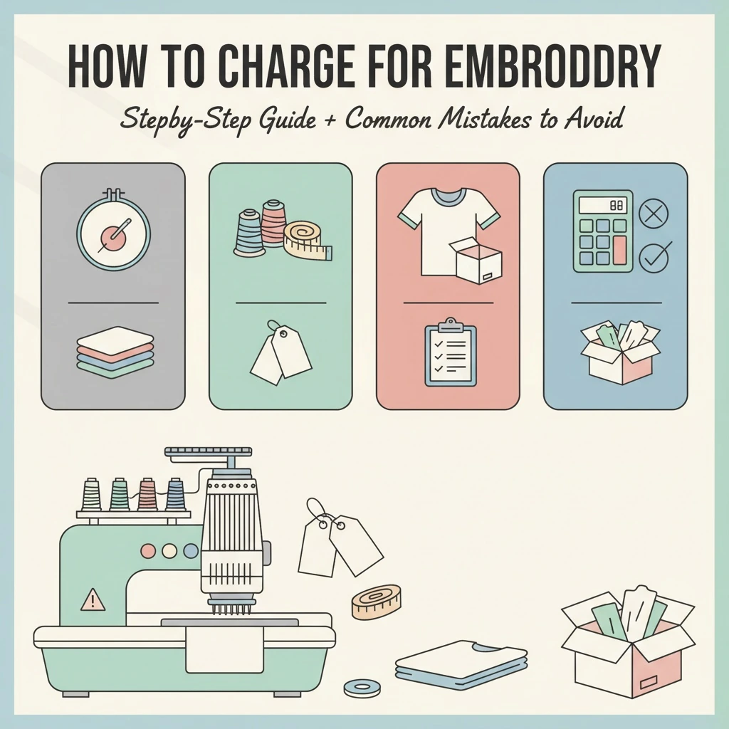 How to charge for embroidery: Step-by-step guide + common mistakes to avoid