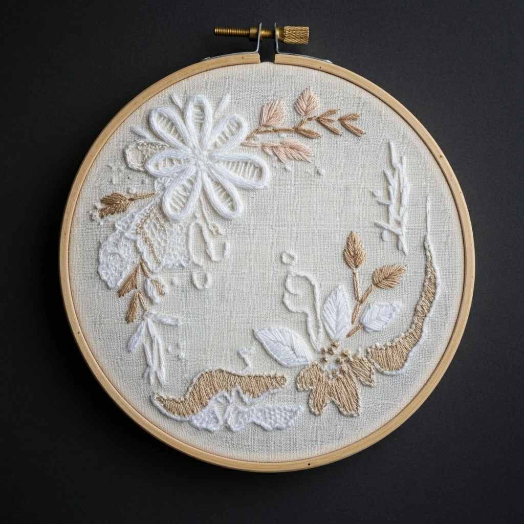 Ethereal Lunar Bloom (or) Gilded Crescent Wreath