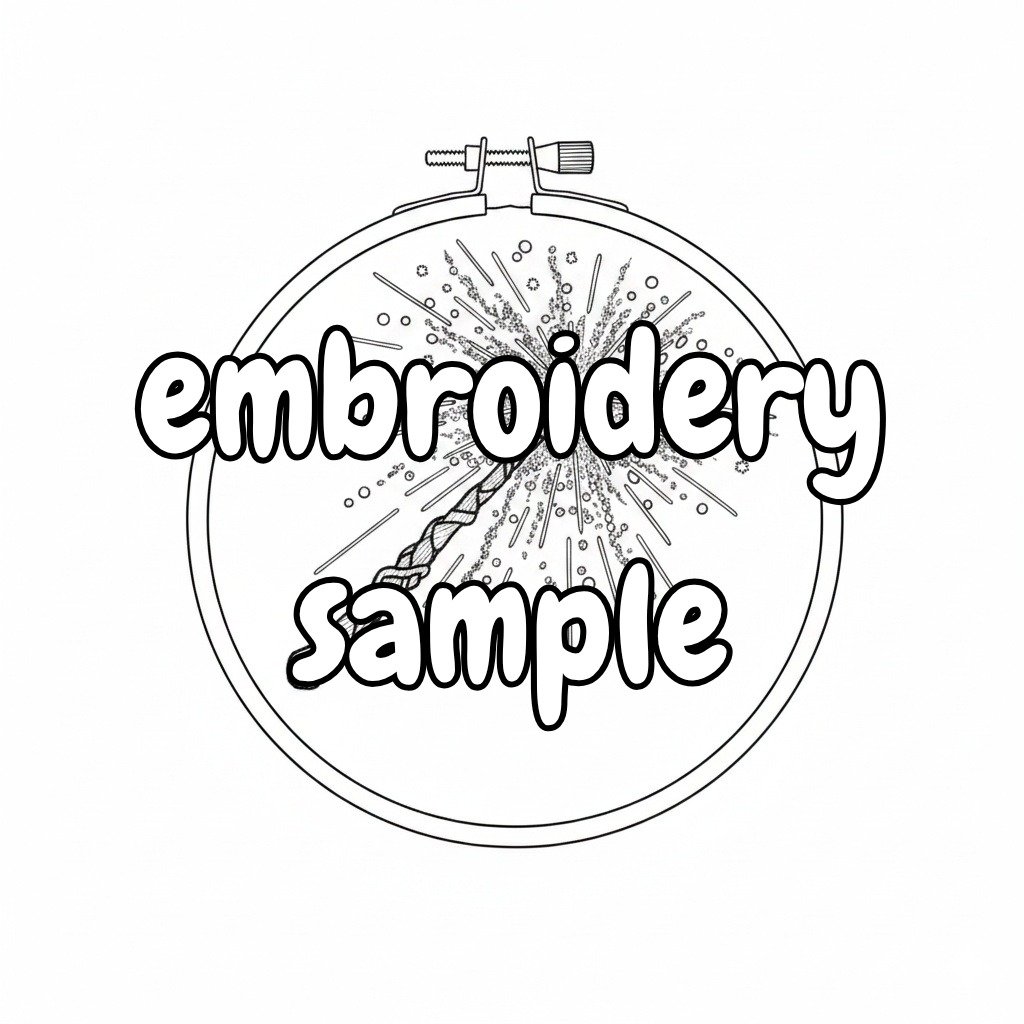 Celebrate with a Sparkling Fireworks Hand Embroidery Pattern: Elegant Design for Hoop Art - Downloadable PDF - Image 2