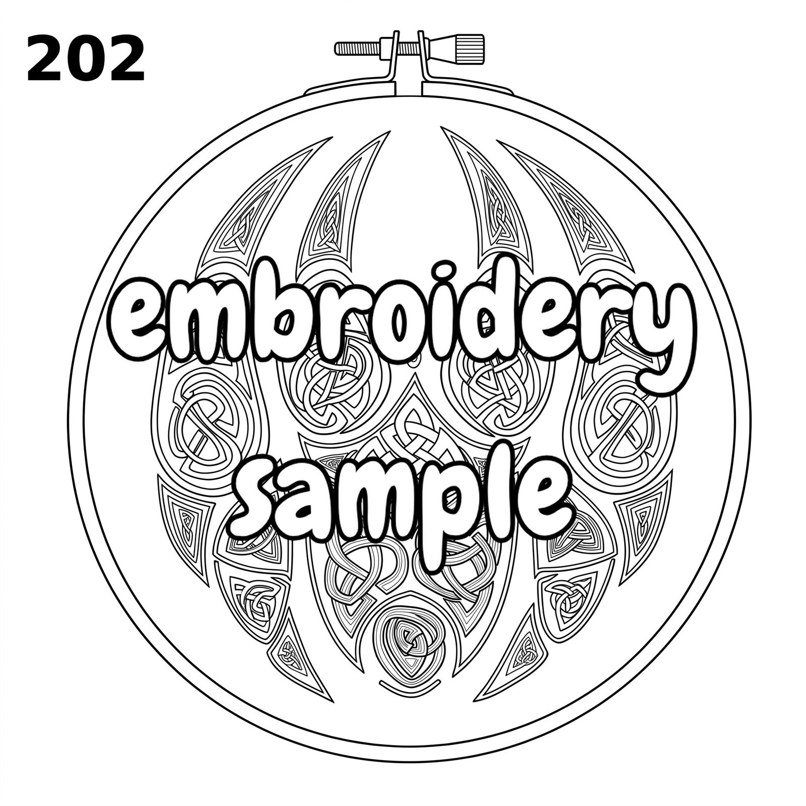 Celtic Bird Embroidery Pattern: Stitch a Nature-Inspired Design for Hoop Art - Downloadable PDF Hand Embroidery - Image 2