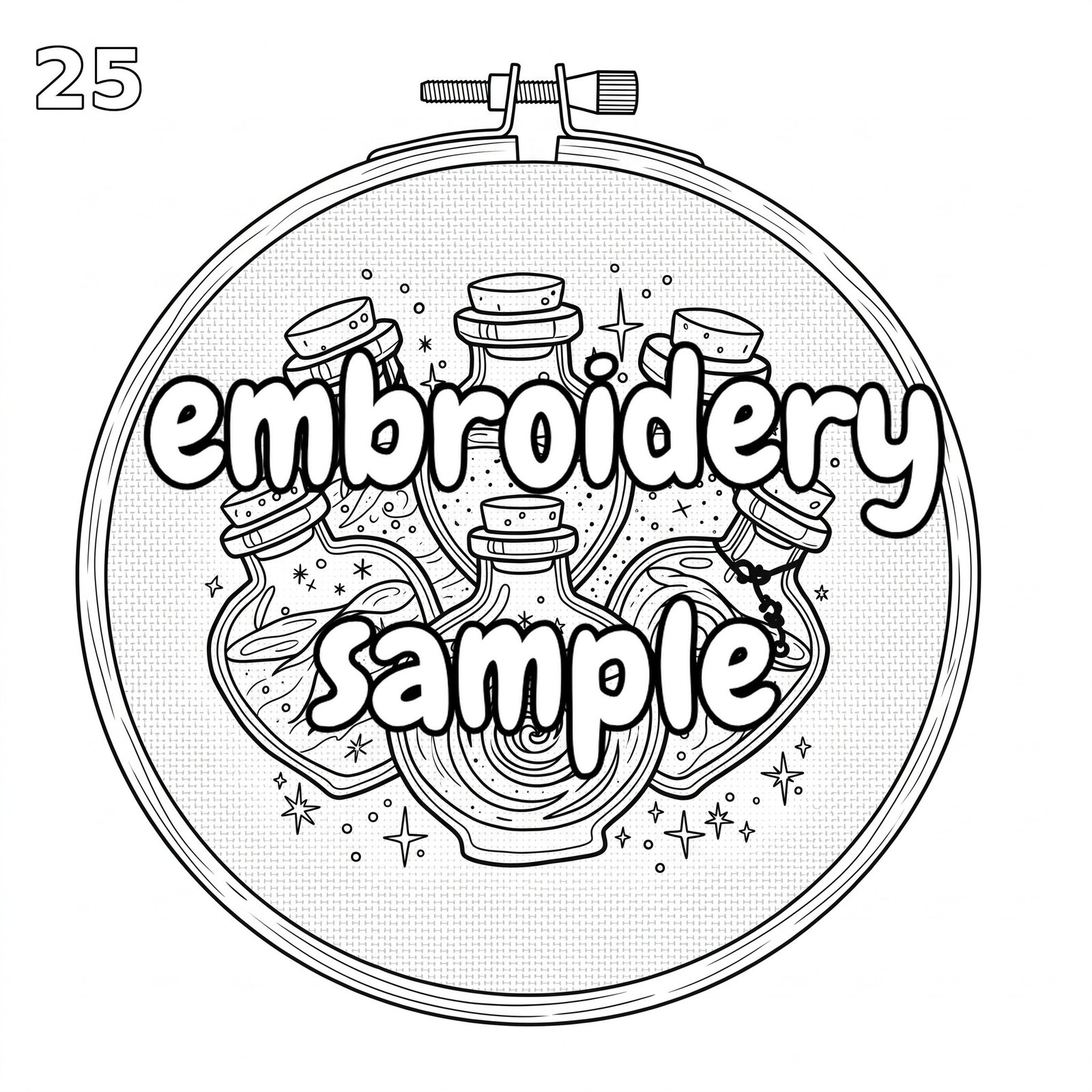 Stitch Your Own Astrology-Themed Hoop Art with This Hand Embroidery Pattern | Downloadable PDF - Image 2