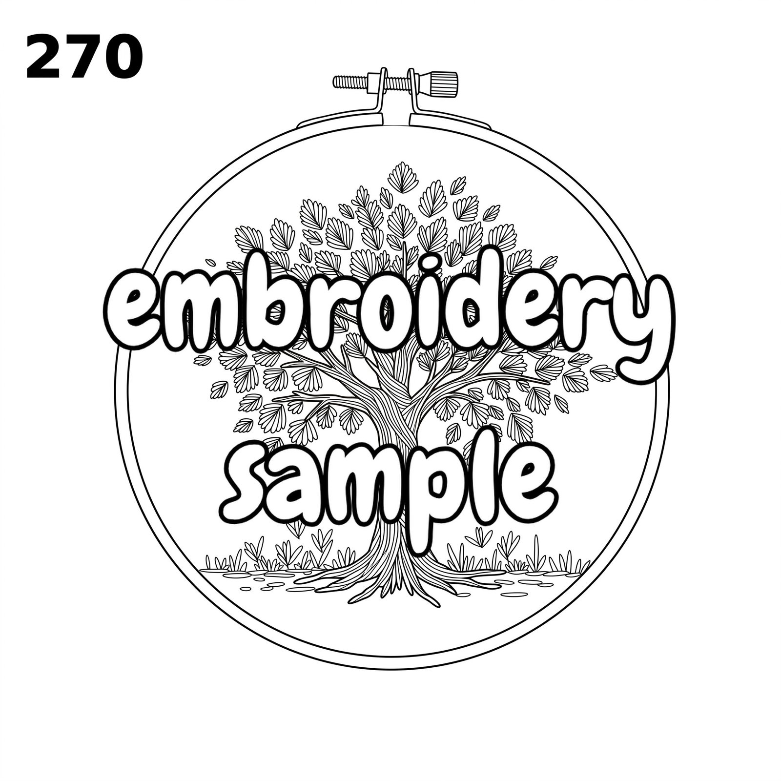 Autumn Tree Hand Embroidery Pattern: Capture the beauty of fall with this stitched design - downloadable PDF hand embroidery - Image 2