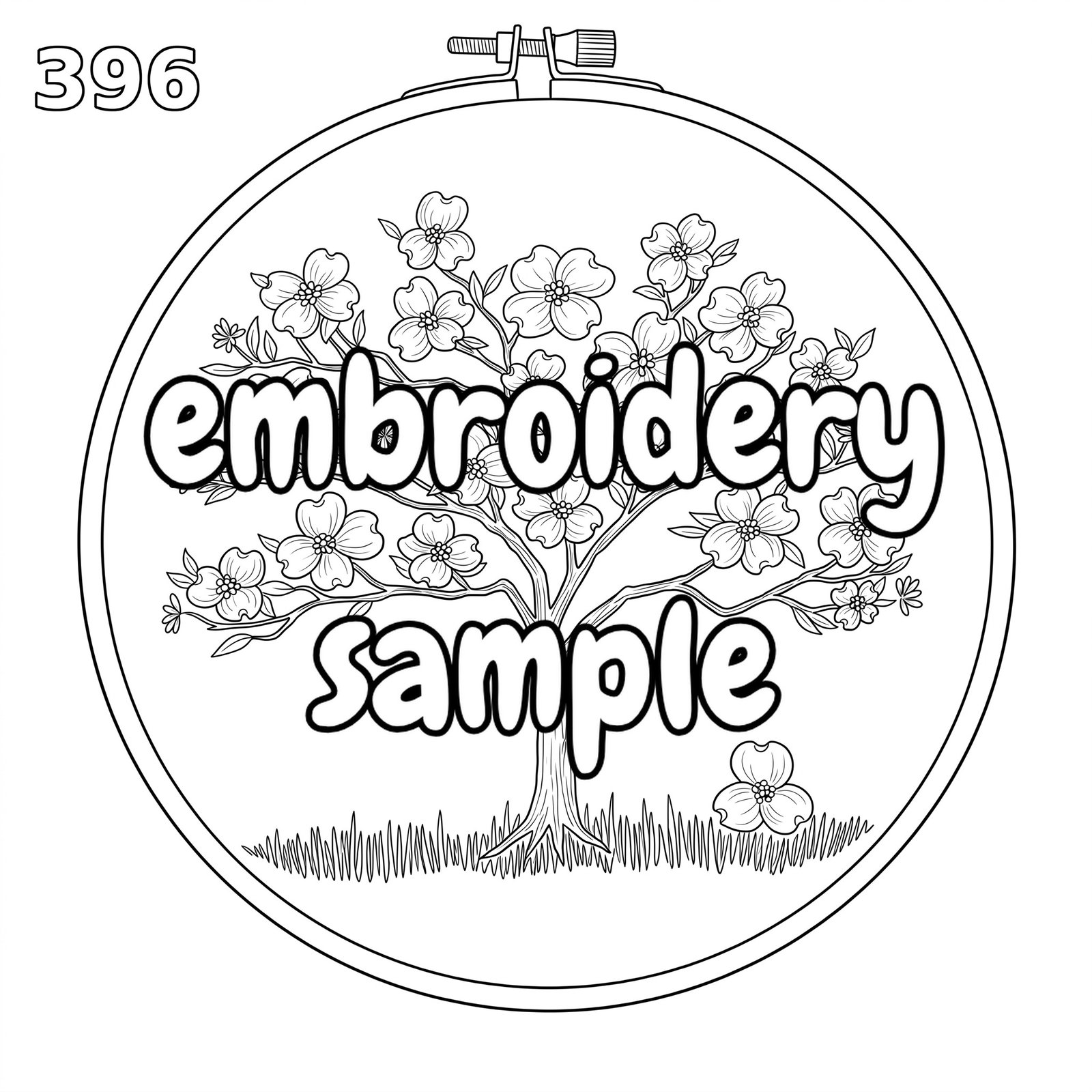 Spring Tree Hand Embroidery Pattern: Stitch a Vibrant Scene with Cherry Blossoms and Fluttering Birds - Downloadable PDF - Image 2