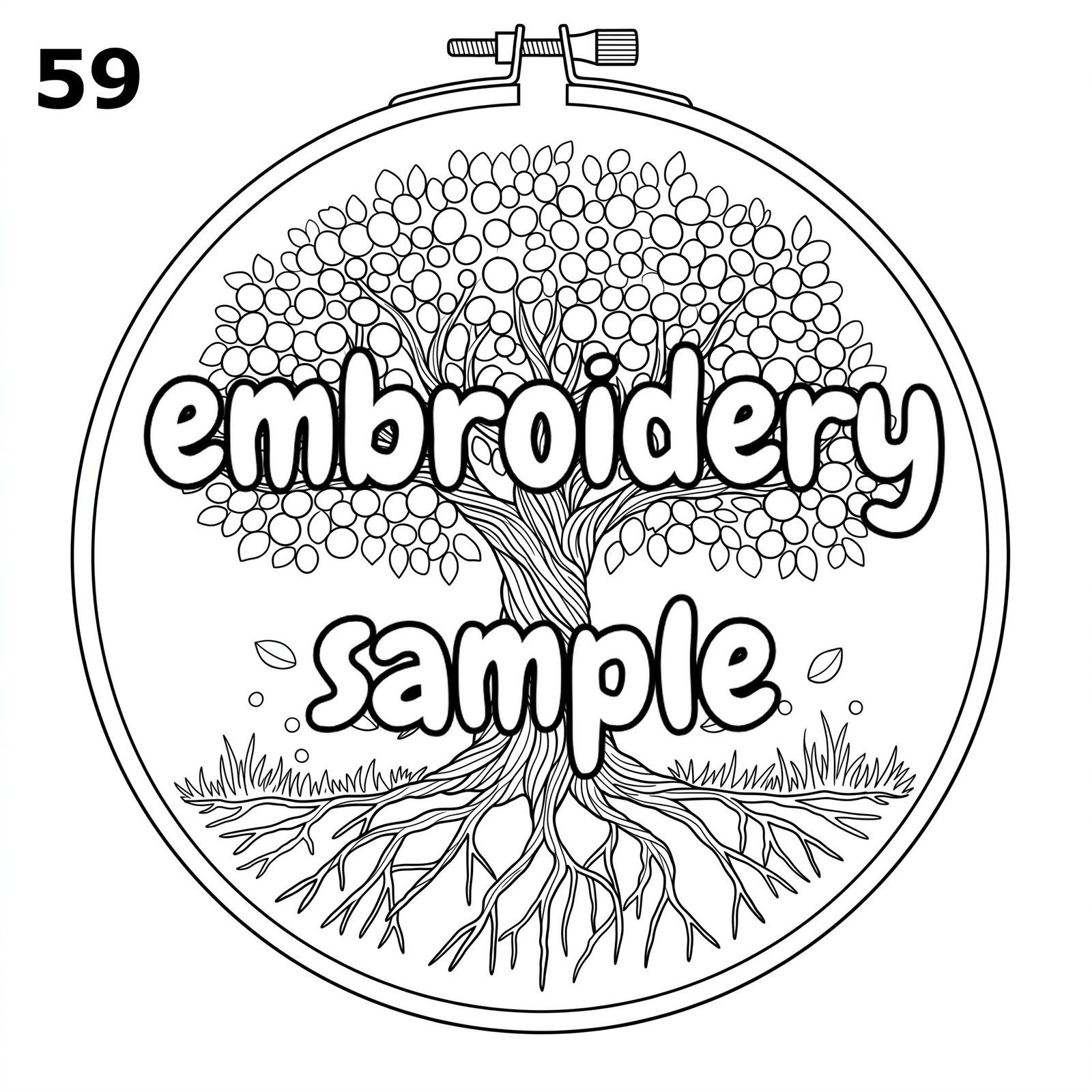 Downloadable Hand Embroidery Pattern: Autumn Tree Hoop Art Embroidery - Stitch a Nature Scene with Leaves Changing Colors - Image 2