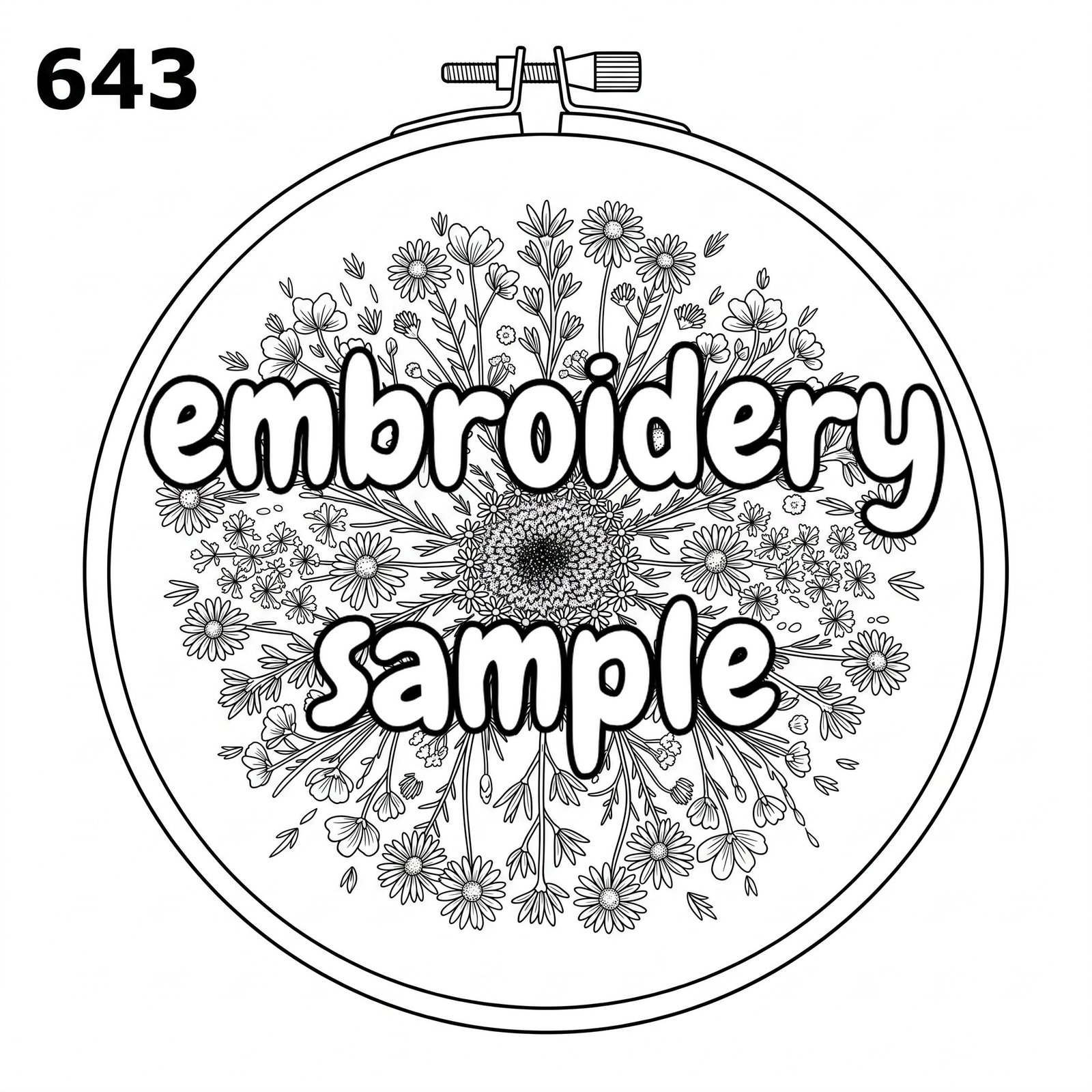Nature's Tapestry: Hand Embroidery Pattern - Downloadable PDF Hoop Art - Image 2