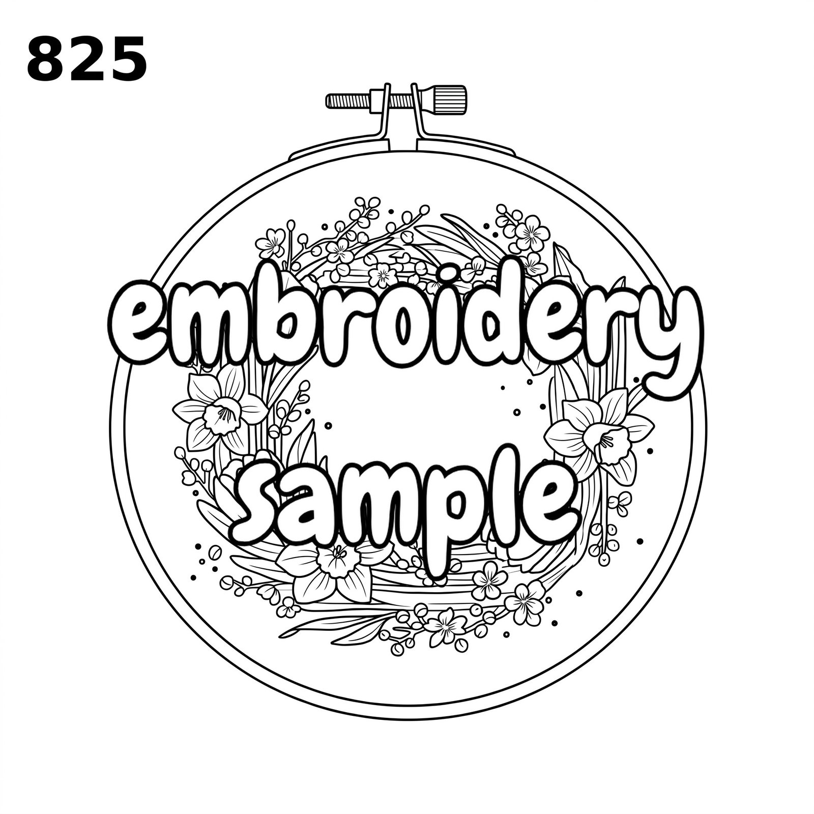 Spring Floral Wreath Hand Embroidery Pattern: Stitch a Fresh and Vibrant Nature-Inspired Design in a Hoop Art - Downloadable PDF - Image 2