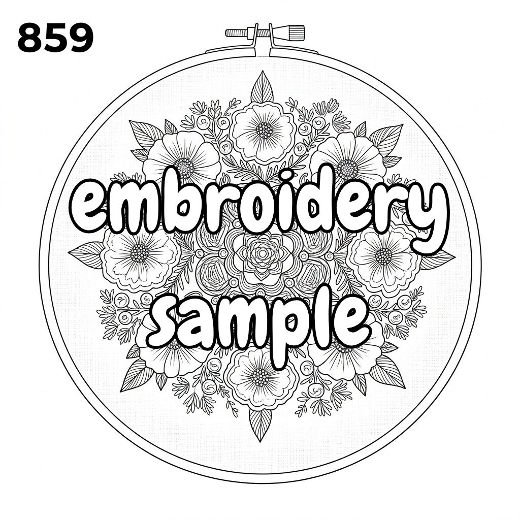 Beautiful Flowers Hand Embroidery Pattern: Download Now for a Stunning Nature-Inspired Design - Image 2