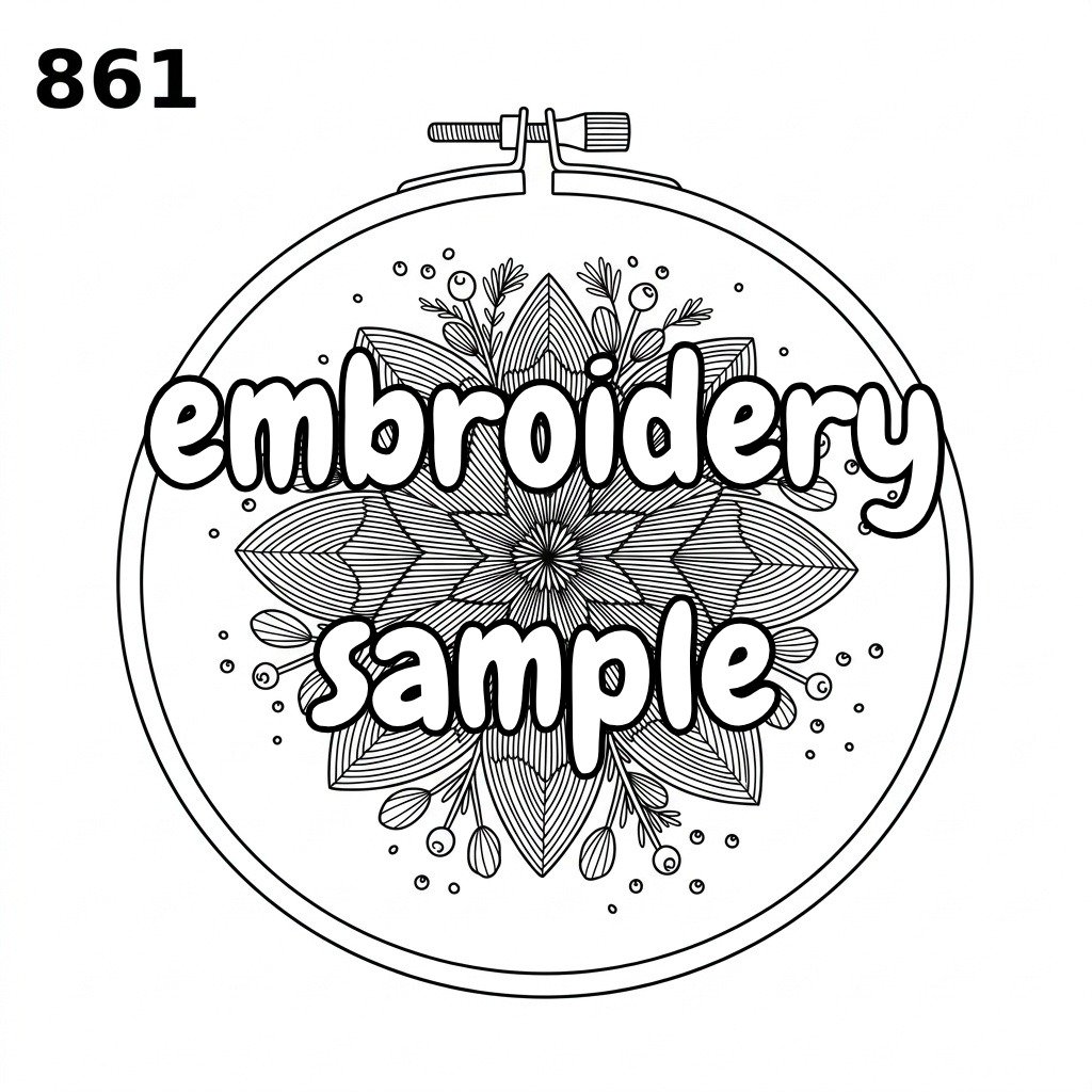 Vibrant Floral Embroidery Pattern: Stitch a Stunning Nature-Inspired Scene with Orange and Green Flowers - Downloadable PDF - Image 2