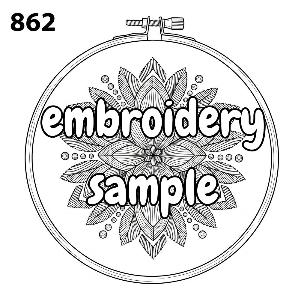 Floral & Nature Inspired Hoop Art Embroidery Pattern: Stitch a Vibrant Scene with Flowers, Leaves and a Butterfly - Downloadable PDF - Image 2