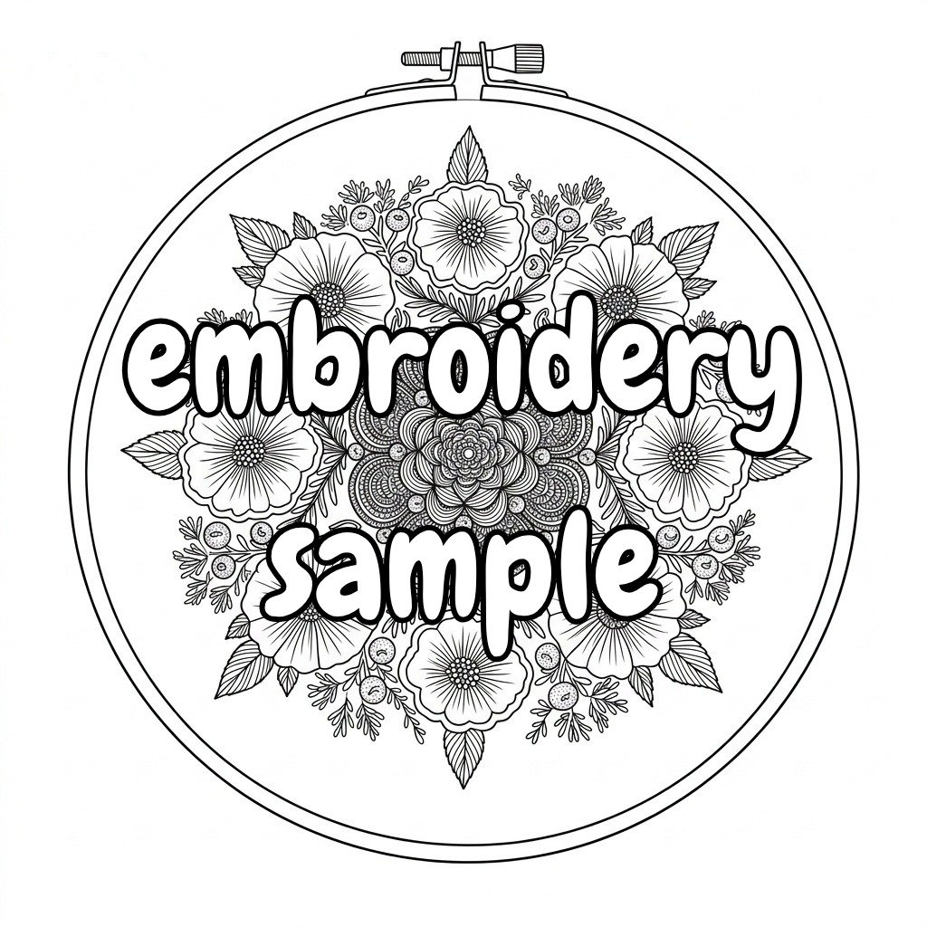 Floral Spring Embroidery Pattern: Stitch a Vibrant Nature-Inspired Design - Downloadable PDF - Image 2