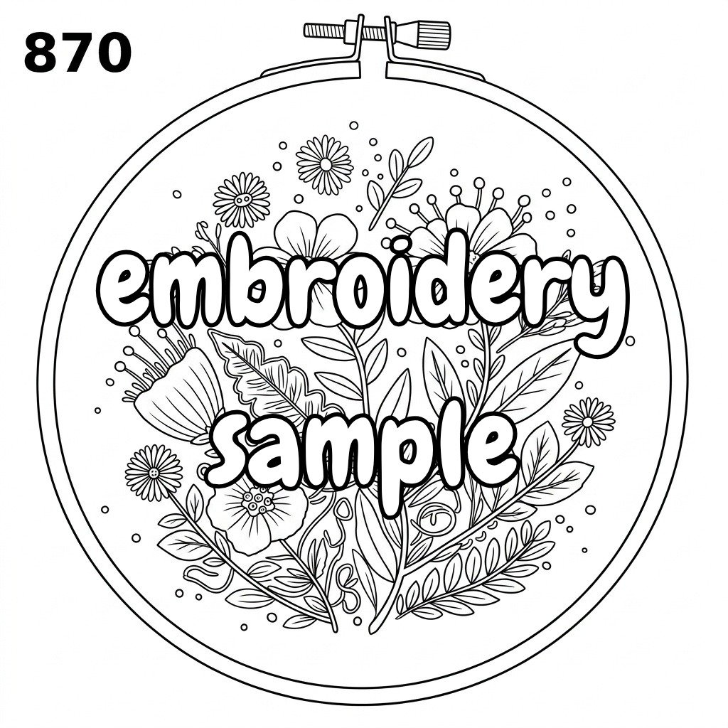 Nature Embroidery Pattern: Stitch a Vibrant Nature-Inspired Design with Flowers and Leaves - Downloadable PDF - Image 2