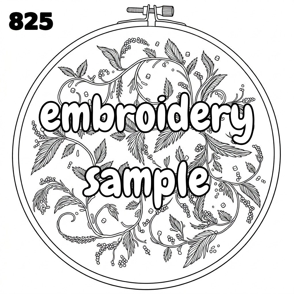 Elegant Pinecone Embroidery Pattern: Stitch a Beautiful Nature-Inspired Design - Downloadable PDF - Image 2
