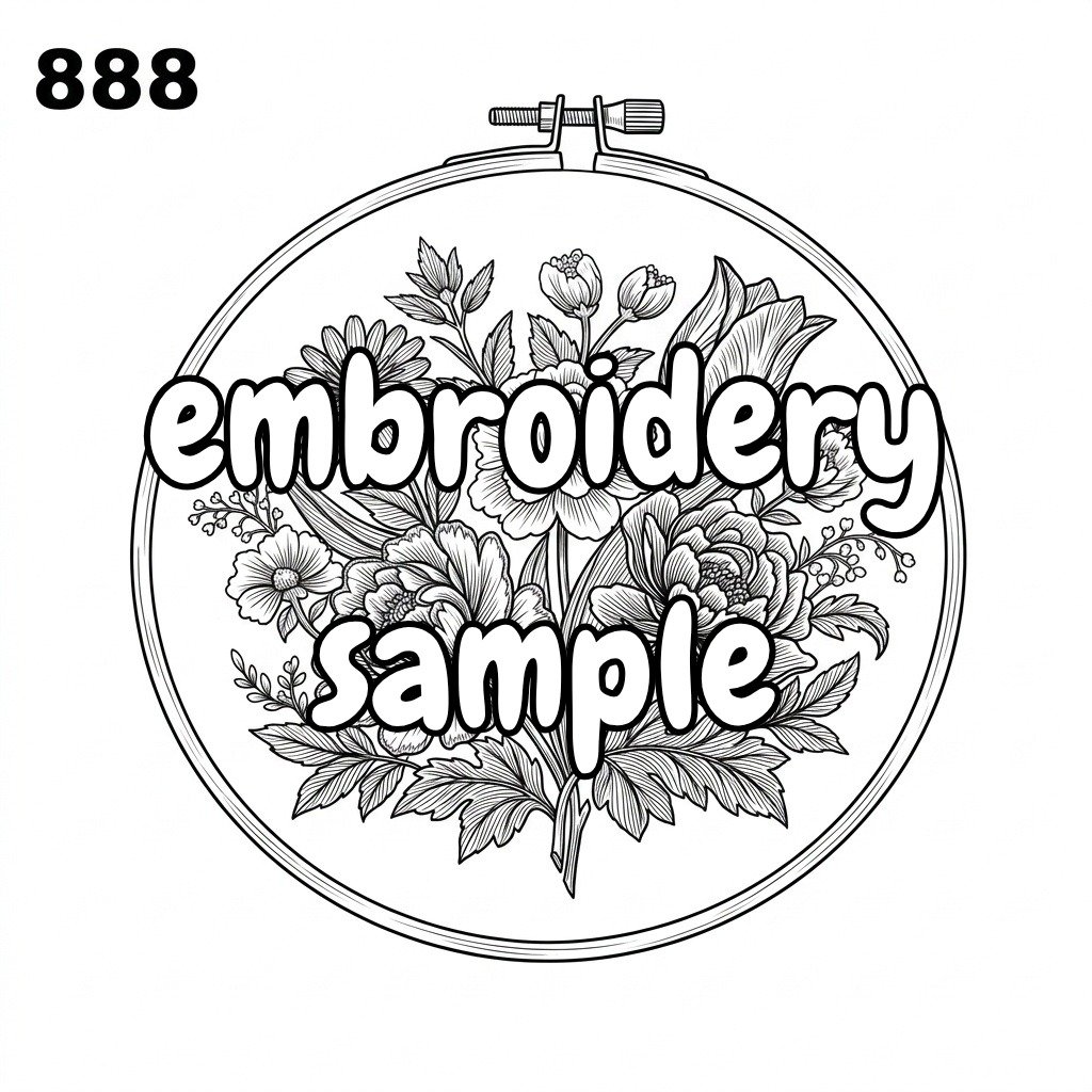 Beautiful Floral Embroidery Pattern: Hand Embroider Design with Red, Yellow and Pink Flowers - Downloadable PDF - Image 2