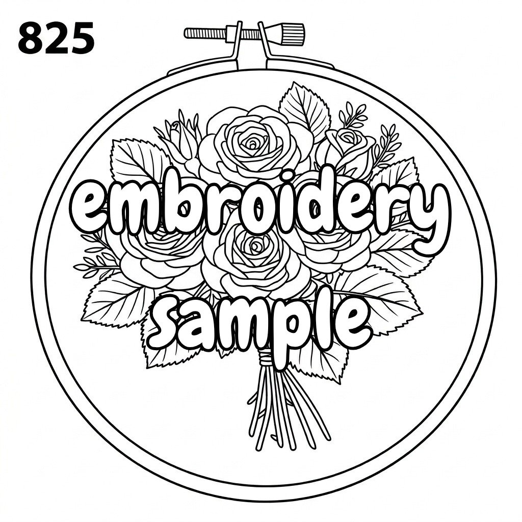 Vintage Flower Embroidery Pattern: Stitch a Beautiful Hoop Art Design with Colorful Flowers - Downloadable PDF - Image 2