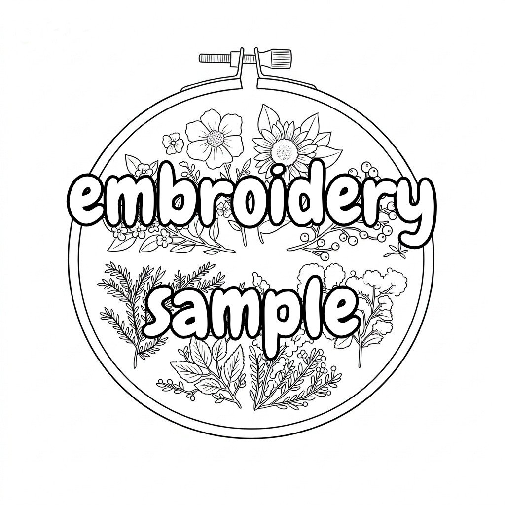 Spring Floral Embroidery Pattern: Bring Life to Your Hoop Art with a Nature-Inspired Design - Downloadable PDF - Image 2